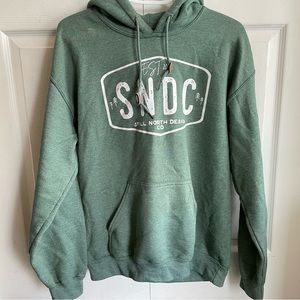 Still North Design Co Pullover Hoodie | SNDC logo hoodie | green hoodie